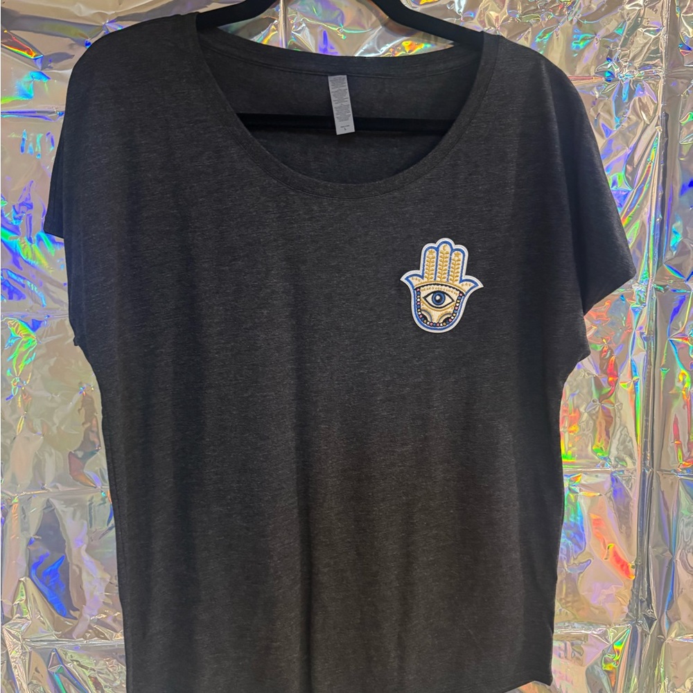 Black Graphic Women's Top